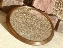 Miroir plateau rond  , vintage