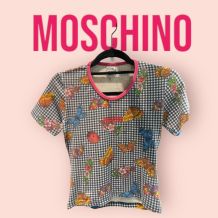 Top femme MOSCHINO JEANS vichy vintage 