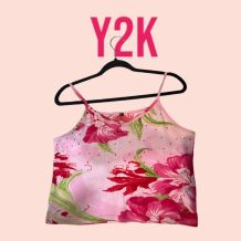 Y2k floral top vintage