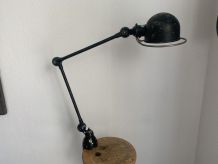 Lampe vintage 1960 Jielde 2 bras noire mat d'origine - 100 c