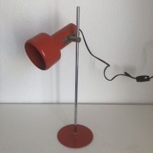 Lampe vintage 1960 de bureau enfants fonte corail  - 40 cm