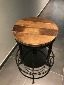 Tabouret industriel vintage