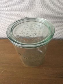 Ancien pot en verre WECK 