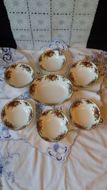 Harold Holdcroft - Royal Albert - Très rare service dessert/