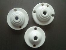 lot de 3 rosaces plafond (lustre) , vintage