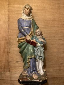 Vierge à l'enfant Sainte Anne et la Vierge Marie