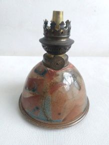 Lampe à huile - Poterie Le Don - Années 1980 