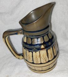 vintage ancien pichet à vin carafe P.65 50 cl grès céramique