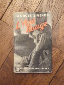 L'Ane Rouge- Georges Simenon- Librairie Artheme Fayard   