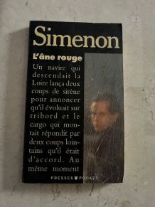 L'âne rouge, Simenon (Ref. 2024-181)