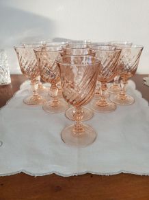 12 verres à liqueur Rosaline Arcoroc