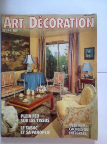 Magazine de de collection  "Art et décoration" des années 1970  