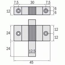  Loqueteaux pour châssis aluminium laqué blanc LA CROISÉE DS