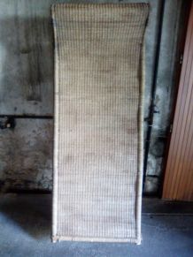 solarium chaise longue en rotin/bambou