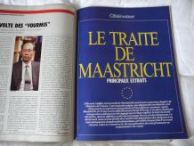 Le Nouvel Observateur Juin 1992 texte du traité de Maastricht