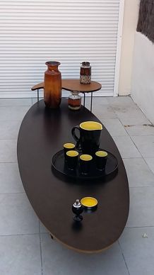 Table basse style Elliptical Table ETR Charles &amp;amp; Ray Eames, 1951