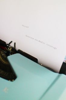 Machine à écrire Brother de Luxe 1960's