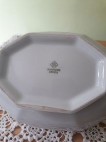 Superbe soupière en porcelaine de Bavière, vintage 