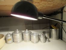 Lampe industrielle, atelier garage en tôle avec bras flexibl