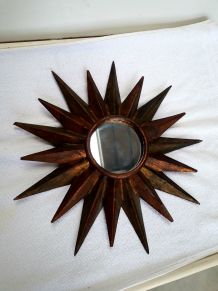 miroir soleil 1960  vintage