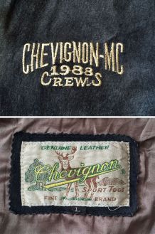 Blouson CHEVIGNON Vintage en Daim