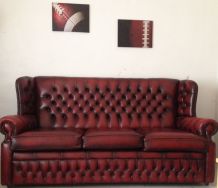 Canapé &amp;amp; fauteuil style Chesterfield