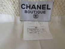 SUBLIME Manteau/Robe en tweed beige CHANEL VINTAGE