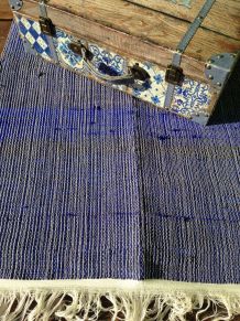 tapis bleu du Rajasthan