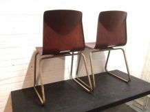 Set de 2 Chaises vintage Scandinave Elmar Flototto