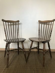 8 chaises Menuet de Baumann 