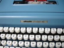 Machine à écrire olivetti studio 46