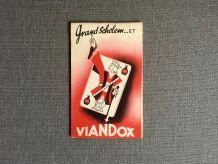 Publicité  VIANDOX  bridge 1951