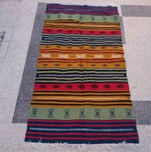 Tapis kilim berbère multicolore 190cm*105cm
