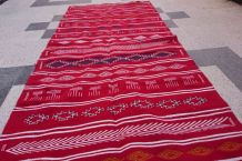 Tapis kilim rouge 280cm*125cm