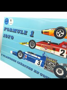 Planches inédites en couleurs formule 1 1970 by Vincent Saye