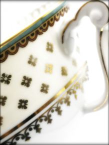 Tasse et soucoupe porcelaine de Limoges Raynaud &amp;amp; Co