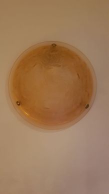 Lampe applique en pâte de verre 