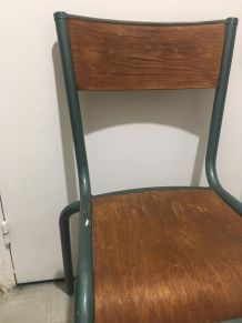 chaise écolier vintage 