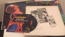 Santana lot vinyles : deux 33 t + 1 maxi 45 t + un 45 t