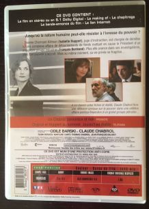 DVD L'Ivresse du Pouvoir de Claude Chabrol