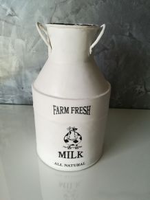 Pot à lait relooké