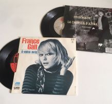 France Gall - 2 vinyles 45 t