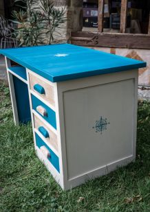 Bureau comptable en chêne