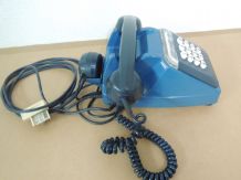 Téléphone bleu vintage