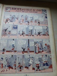 Livre, bande dessinee, Les farces de Bicot, 1929, collector