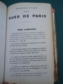 Plans de Paris, Rues,métro, périf,bois, 200pages
