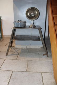 Table, console industrielle, vintage