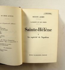Sainte-Hélène. Aubry. Ouvrage complet en 2 parties. EO 1935.