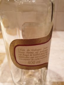 Flacon eau de cologne  400 ml JMF Roger et Gallet 