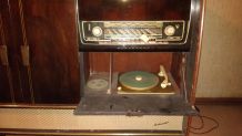 Meuble radio / tourne disque blaukpunt années 50-60